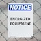 Signmission Energized Equipment OSHA Notice Sign, Plastic, 10in W x 14in L, 2PK OS-2PACK-NS-P-1014-V-12044 - alternate 5